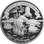 Серебряная юбилейная монета 25 рублей 1996 года Штурм крепости Корфу 1799 г. 300-летие Российского флота 