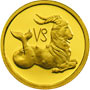 Золотые юбилейные монеты России 25 рублей Козерог Серия: Знаки зодиака
