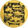 Золотые юбилейные монеты России Карта 10 000 рублей Историческая серия: Окно в Европу 