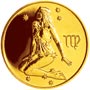 Золотые юбилейные монеты России Серия: Знаки зодиака Дева 50 рублей 