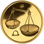 Золотые юбилейные монеты России 50 рублей Весы Серия: Знаки зодиака 