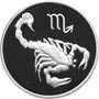 Серебряные юбилейные монеты России Серия: Знаки зодиака 3 рубля Скорпион
