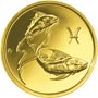 Золотые юбилейные монеты России Рыбы 50 рублей Серия: Знаки зодиака 