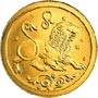 Золотые юбилейные монеты России Лев 25 рублей Серия: Знаки зодиака 