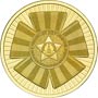 Юбилейные монеты России 10 рублей Официальная эмблема 65-летия Победы 