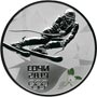 Серебряные юбилейные монеты России 3 рубля XXII Олимпийские зимние игры 2014 г. в Сочи Горные лыжи 