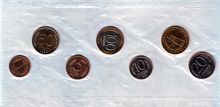 Купить Годовой набор монет России 1992 года ЛМД с жетоном цена стоимость