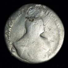 10 копеек (серебро) гривенник 1751 года  стоимость