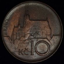 Купить 10 KORUN (Крон) 1993 года цена