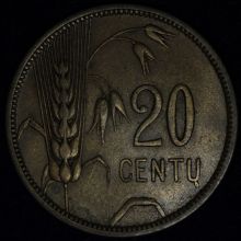 Купить 20 CENTAI (центов) 1925 года цена