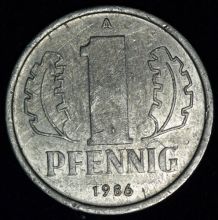 Купить 1 PFENNIG (Пфенниг) 1986 года цена