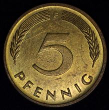 Купить 5 PFENNIG (Пфеннигов) 1995 года цена