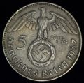 5 рейхсмарок 1937 года J