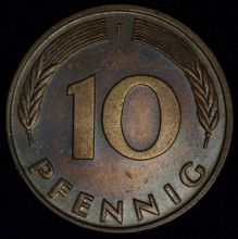 Купить 10 PFENNIG (Пфеннигов) 1987 года цена