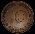 10 PFENNIG (Пфеннигов) 1979 года