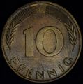 10 PFENNIG (Пфеннигов) 1985 года