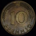 10 PFENNIG (Пфеннигов) 1985 года