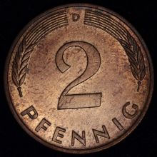 Купить 2 PFENNIG (Пфеннига) 1991 года цена