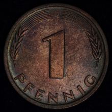 Купить 1 PFENNIG (Пфенниг) 1989 года цена