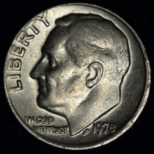 Купить One Dime 1978 Дайм (10 центов) Рузвельта цена стоимость