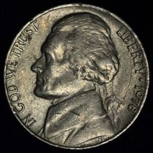 Купить Five cents 1978 5 центов Джефферсон цена стоимость