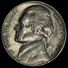 Купить Five cents 1979 5 центов Джефферсон цена стоимость