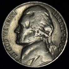 Купить Five cents 1964 5 центов Джефферсон цена стоимость