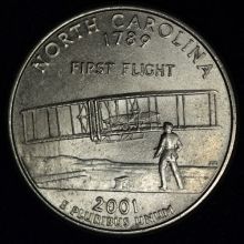 Купить квотеры США Штаты Северная Каролина North Carolina цена стоимость