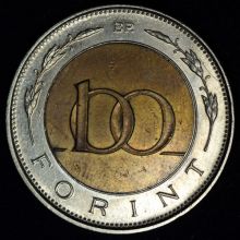 Купить 100 FORINT (форинтов) 1998 года цена 