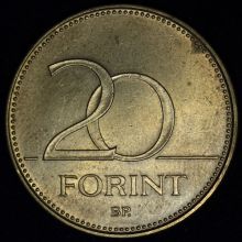 Купить 20 FORINT (форинтов) 1993 года цена