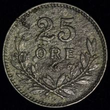Купить 25 ORE (Оре) 1929 года Швеция цена