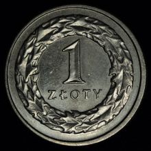 Купить 1 Zloty (Злотый)  2009 года цена стоимость