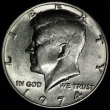 Купить 50 центов Half Dollar 1974 Пол доллара  Кеннеди цена стоимость