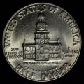 50 центов  Зал Независимости Half Dollar 1976 Independence Hall Пол доллара  ( 200 лет США )