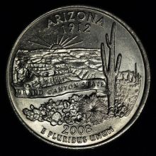 Купить 25 центов квотеры США Штаты Аризона Arizona цена