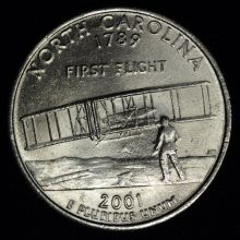 Купить квотеры США Штаты Северная Каролина North Carolina цена монеты