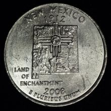 Купить 25 центов квотеры США Штаты Нью-Мексико New Mexico цена стоимость