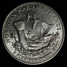 Купить 25 центов "Квотеры США Штаты" Северные Марианские острова Northern Mariana Islands цена