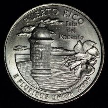 Купить 25 центов "Квотеры США Штаты" Пуэрто-Рико Puerto Rico цена стоимость